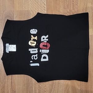 100% authentic vintage dior tank like new